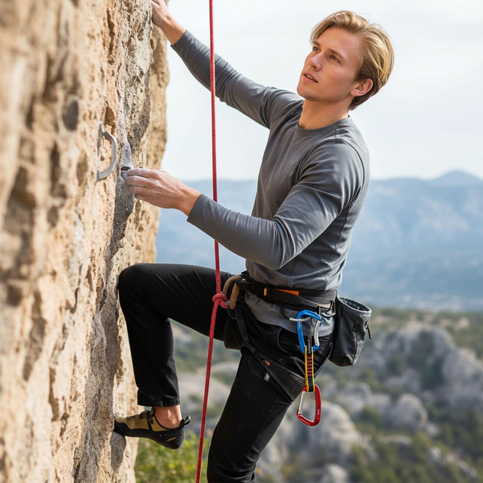 Outdoor Adventure Travel - Quickdraws Climbing Carabiner Equipment For Climbing