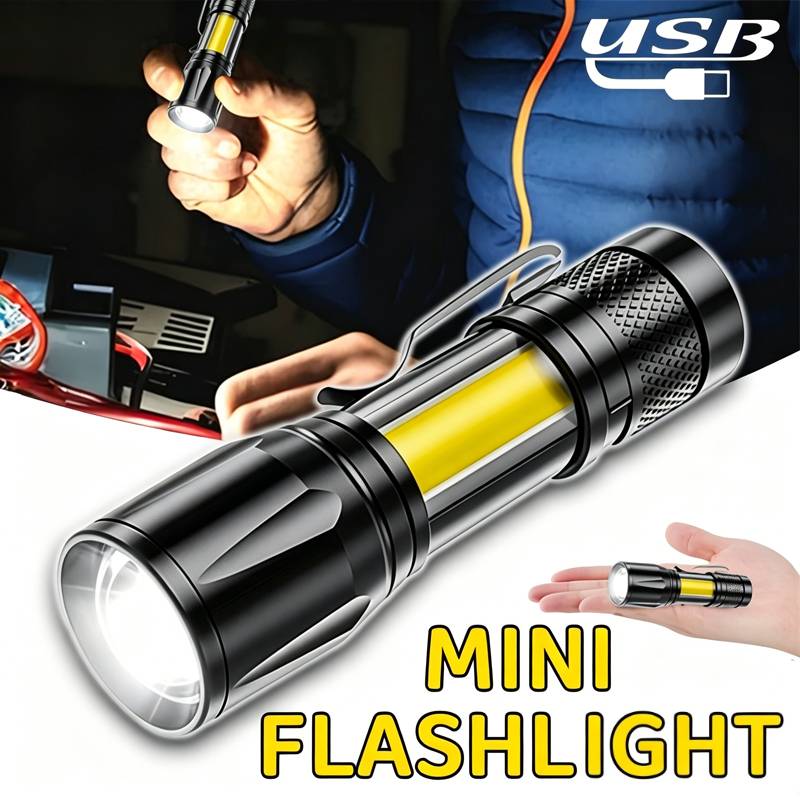 Outdoor Adventurer - Mini LED Flashlight COB Floodlight Portable