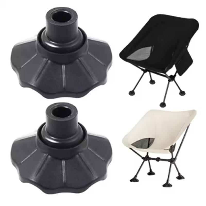 Outdoor Adventurer - 4Pcs 13/16mm Camping Chair Foot Pads,Plastic
