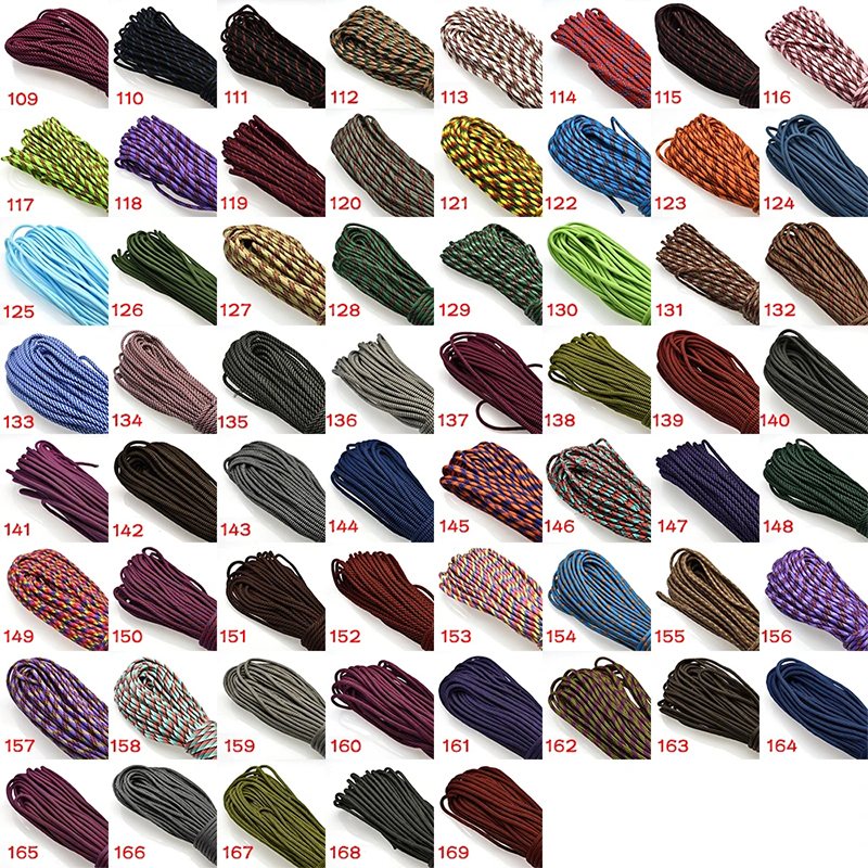 1pcs 550 Paracord Parchute Cor - مراجعة Paracord 550 Feet وسعره
