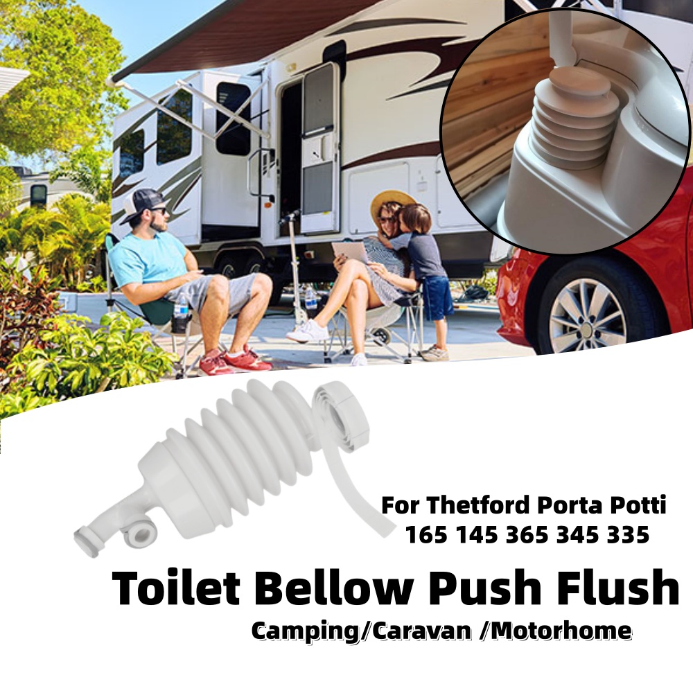 Campervan Toilet Bellow Push F - مراجعة Outdoor Adventurer وسعره