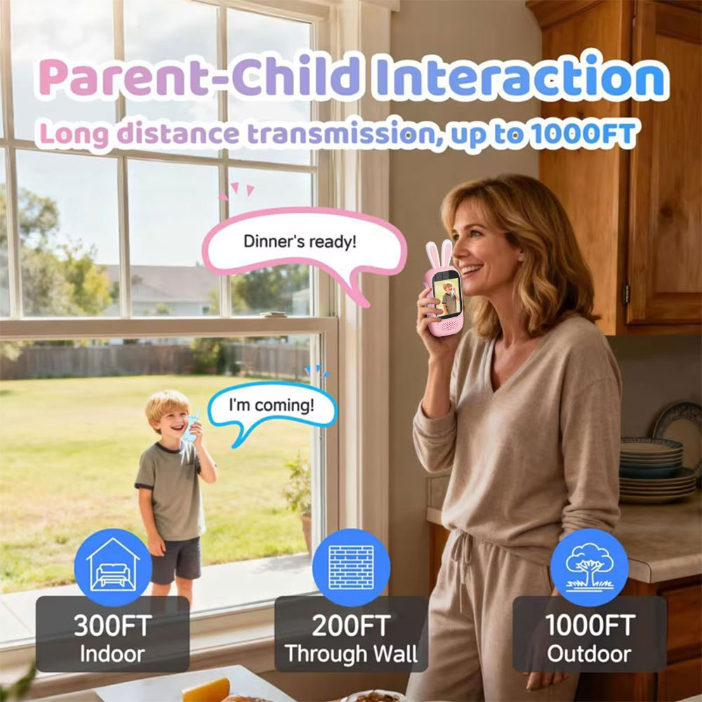2Pcs Kids Video Walkie Talkie  - مراجعة Outdoor Adventure Video وسعره