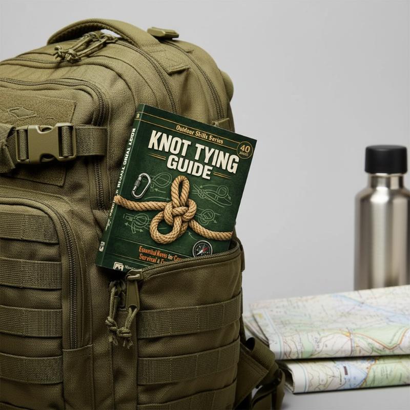 Essential Knot Tying Guide Boo - مراجعة Outdoor Adventure Travel وسعره