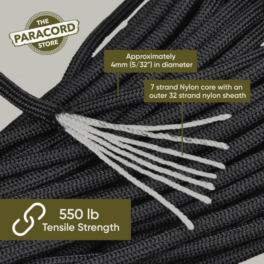 Type III 550 Paracord - 50 Fee - مراجعة Paracord 550 Feet وسعره
