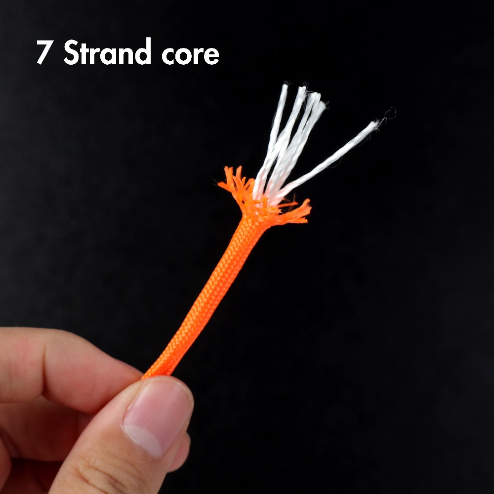 Orange Heavy Duty 550 Paracord - مراجعة Paracord 550 Feet وسعره