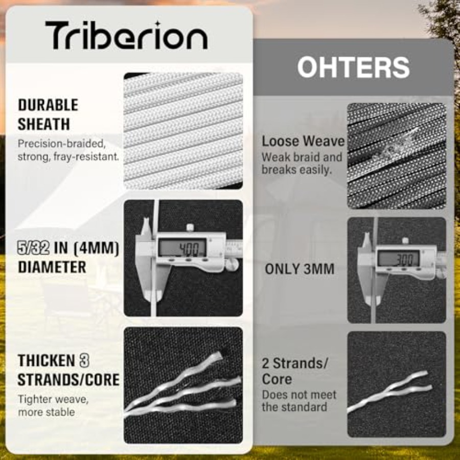 Paracord Rope 550 lb - 50 Feet - مراجعة Paracord 550 Feet وسعره