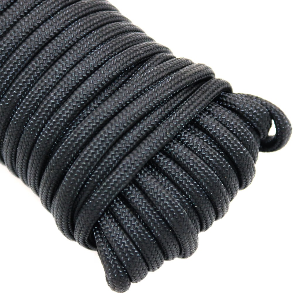 5/32 Inch 550 Paracord Black 5 - مراجعة Paracord 550 Feet وسعره