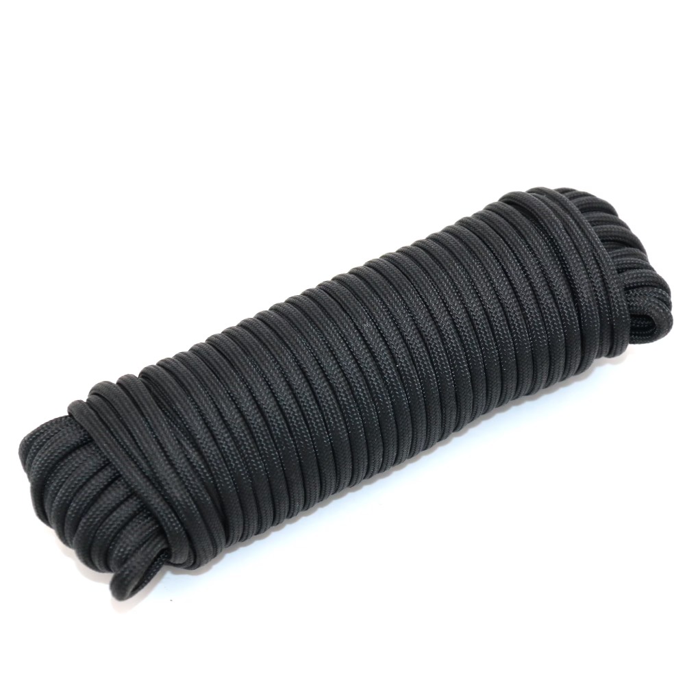 5/32 Inch 550 Paracord Black 5 - مراجعة Paracord 550 Feet وسعره
