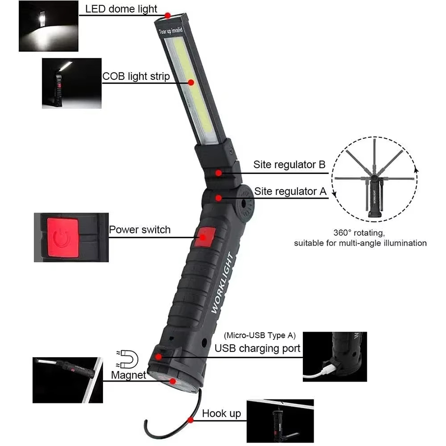 Portable LED Flashlight with M - مراجعة Outdoor Adventurer وسعره