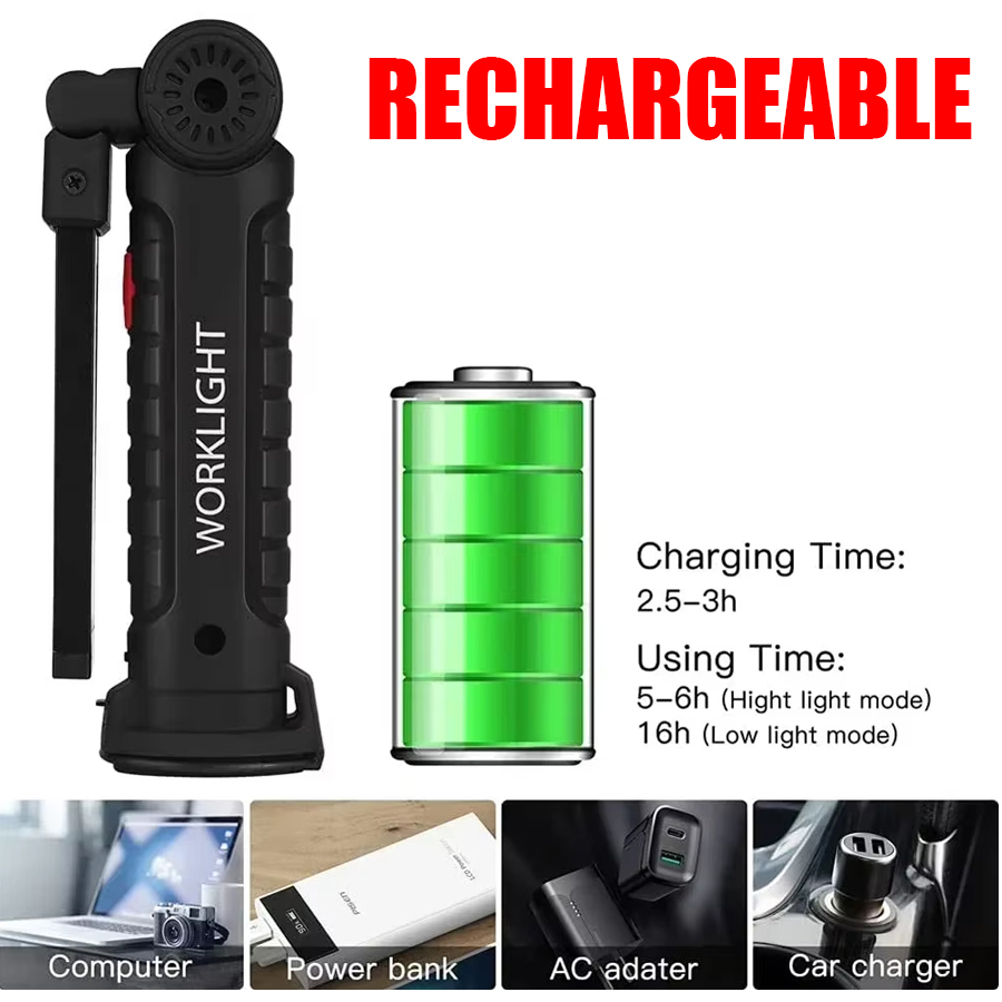 Portable LED Flashlight with M - مراجعة Outdoor Adventurer وسعره