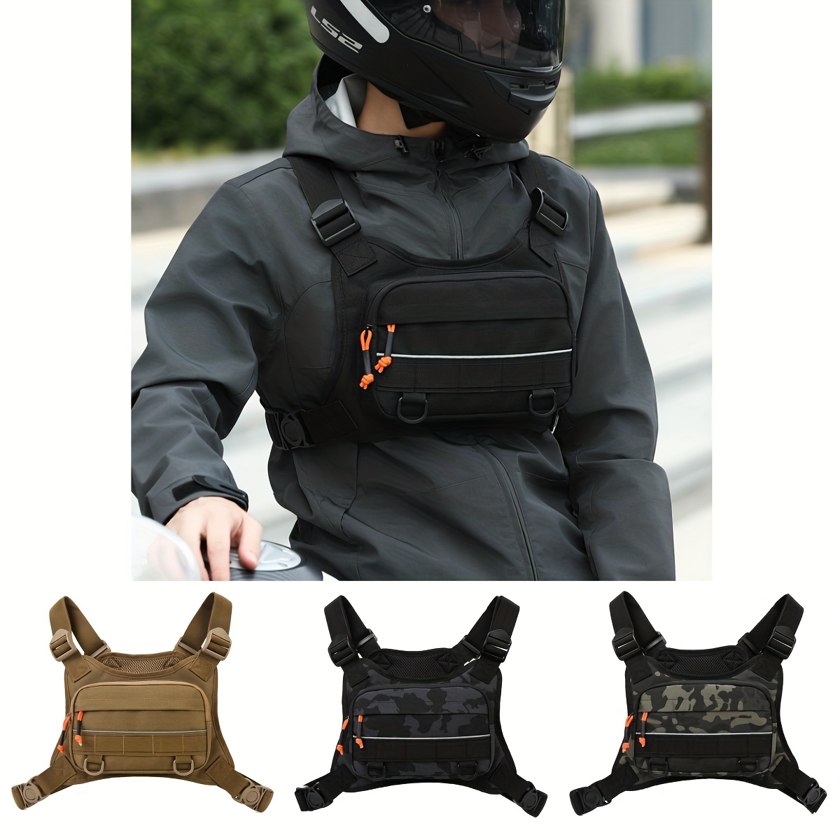 1-Piece Men's Outdoor Chest Ba - مراجعة Outdoor Adventure With No Backpack وسعره