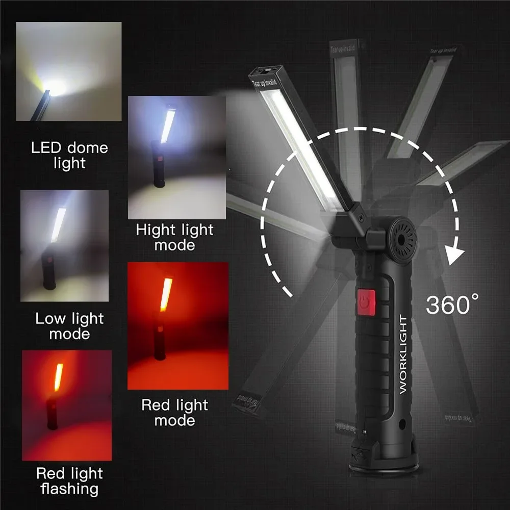 Portable COB LED Flashlight US - مراجعة Outdoor Adventurer وسعره