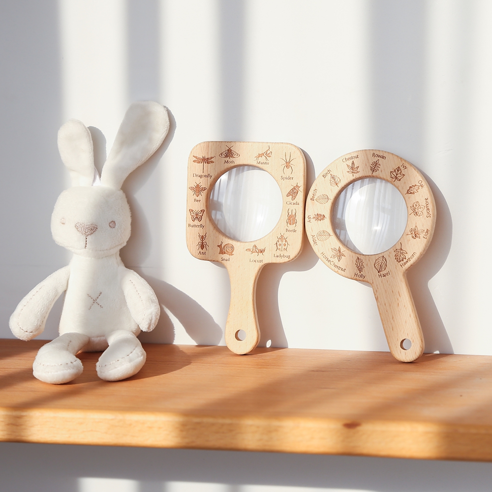 Wooden Magnifying Glass Outdoo - مراجعة Outdoor Adventure Educator وسعره