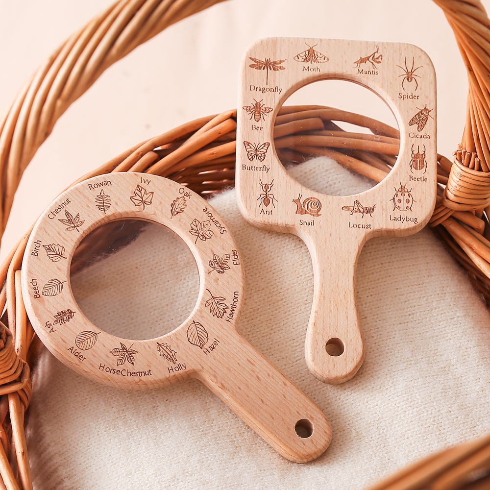 Wooden Magnifying Glass Outdoo - مراجعة Outdoor Adventure Educator وسعره