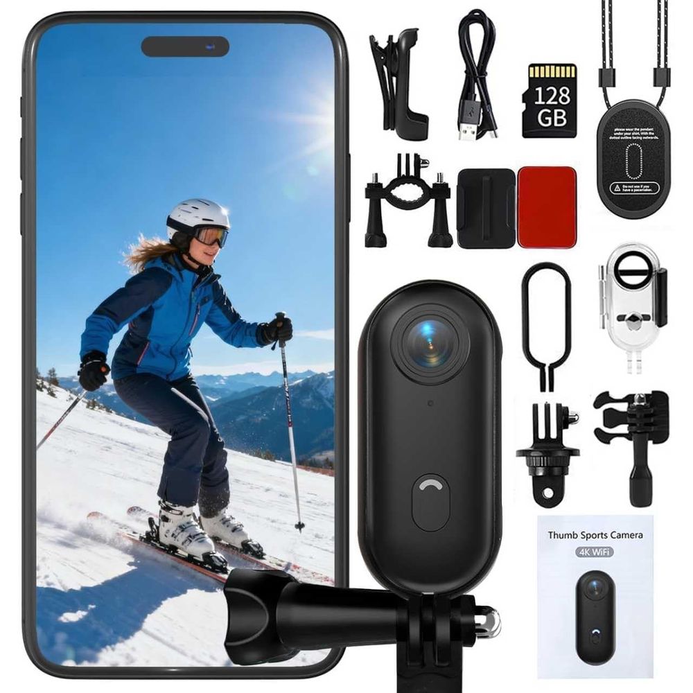 Compact Waterproof Mini Action - مراجعة Outdoor Adventure Video وسعره
