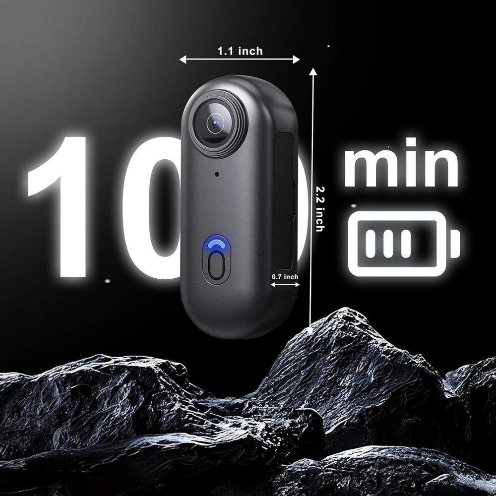 Compact Waterproof Mini Action - مراجعة Outdoor Adventure Video وسعره