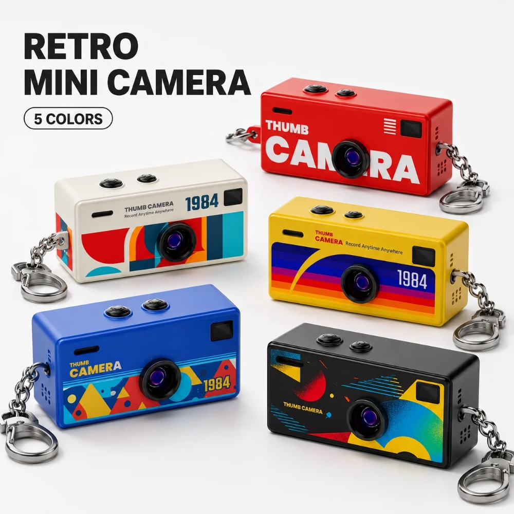 Compact Mini Thumb Camera Keyc - مراجعة Outdoor Adventure Video وسعره