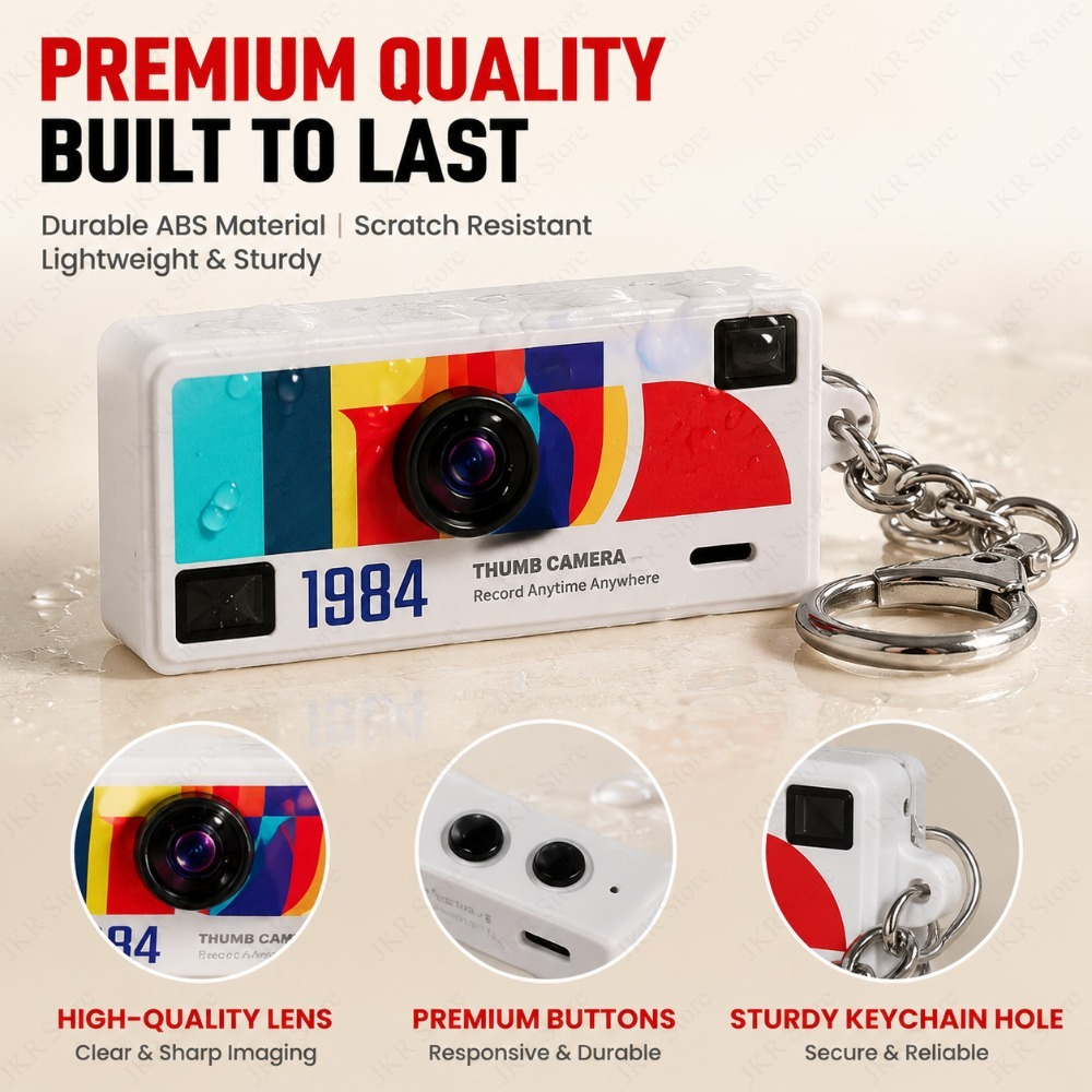 Compact Mini Thumb Camera Keyc - مراجعة Outdoor Adventure Video وسعره
