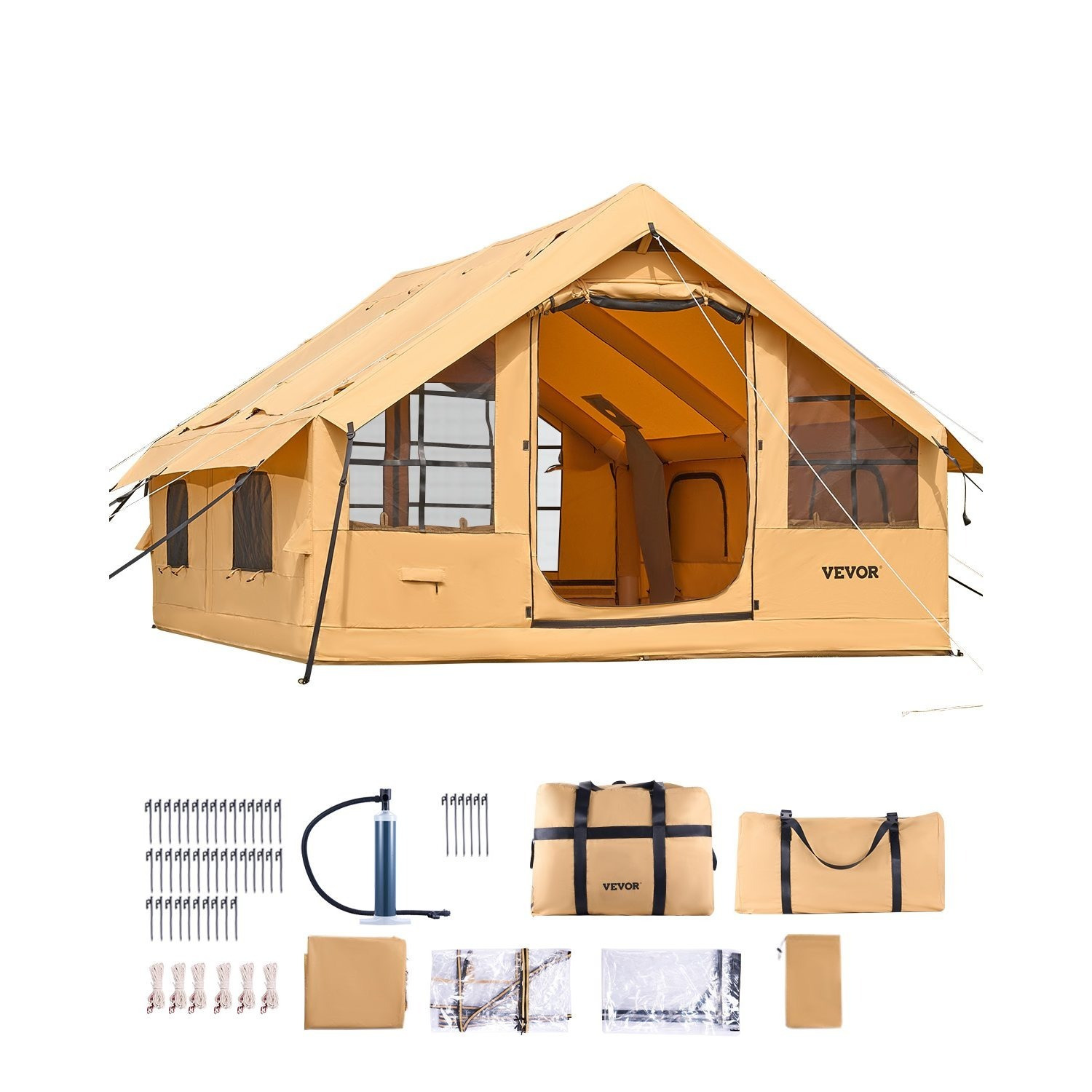 Inflatable Camping Tent – 4×3. - مراجعة Outdoor Adventurer وسعره