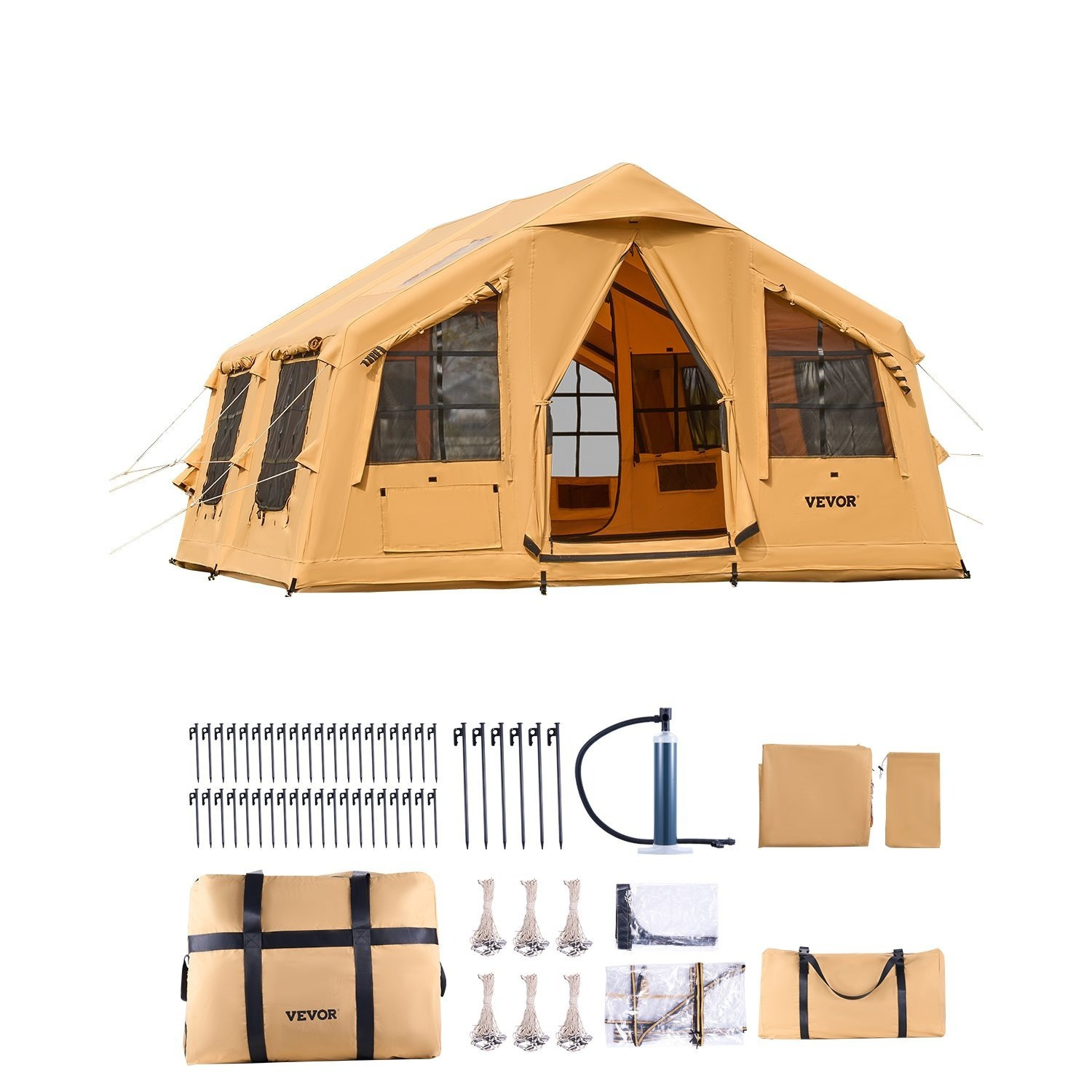 Inflatable Camping Tent – 4×3. - مراجعة Outdoor Adventurer وسعره