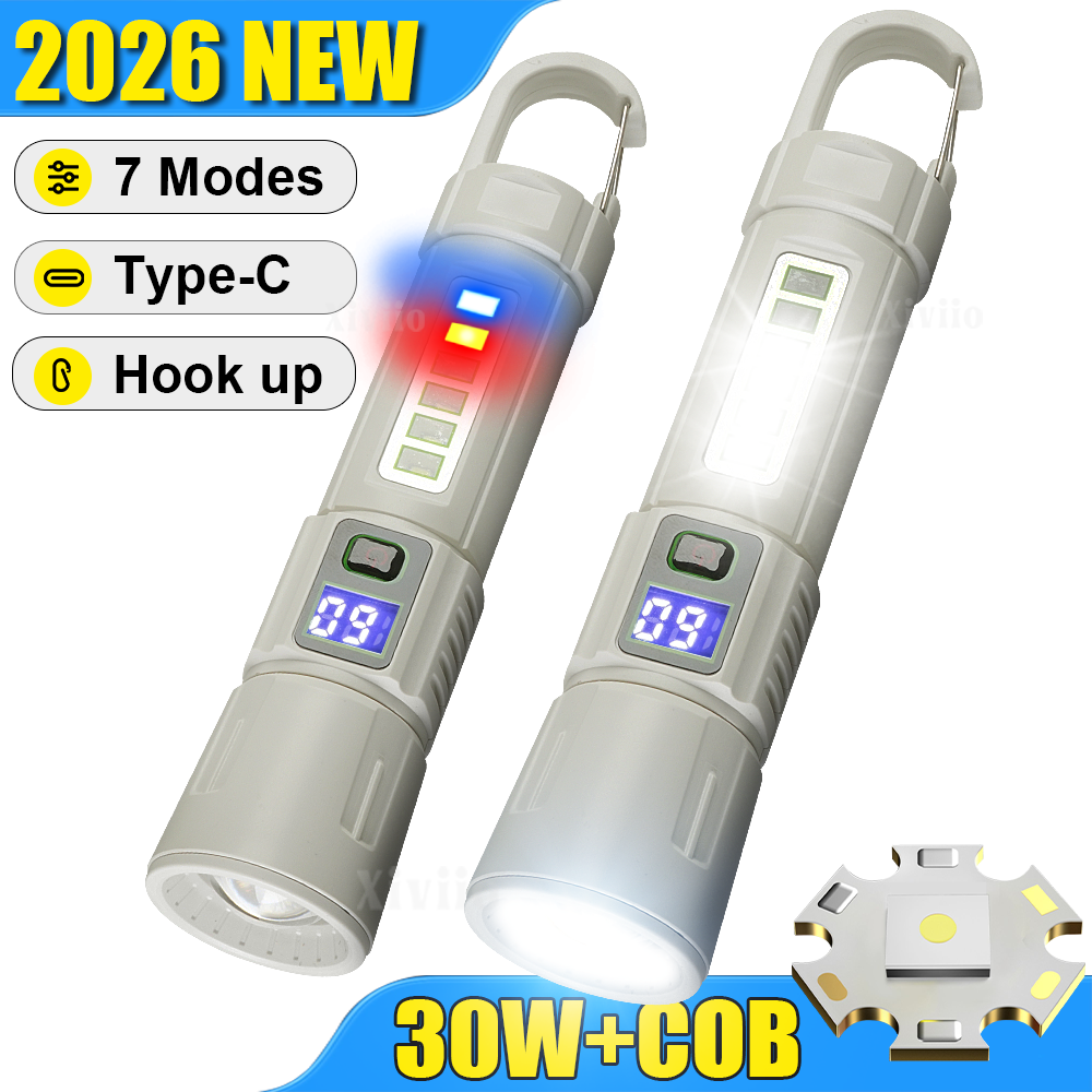 LED Work Flashlight Rechargeab - مراجعة Outdoor Adventure Jobs وسعره