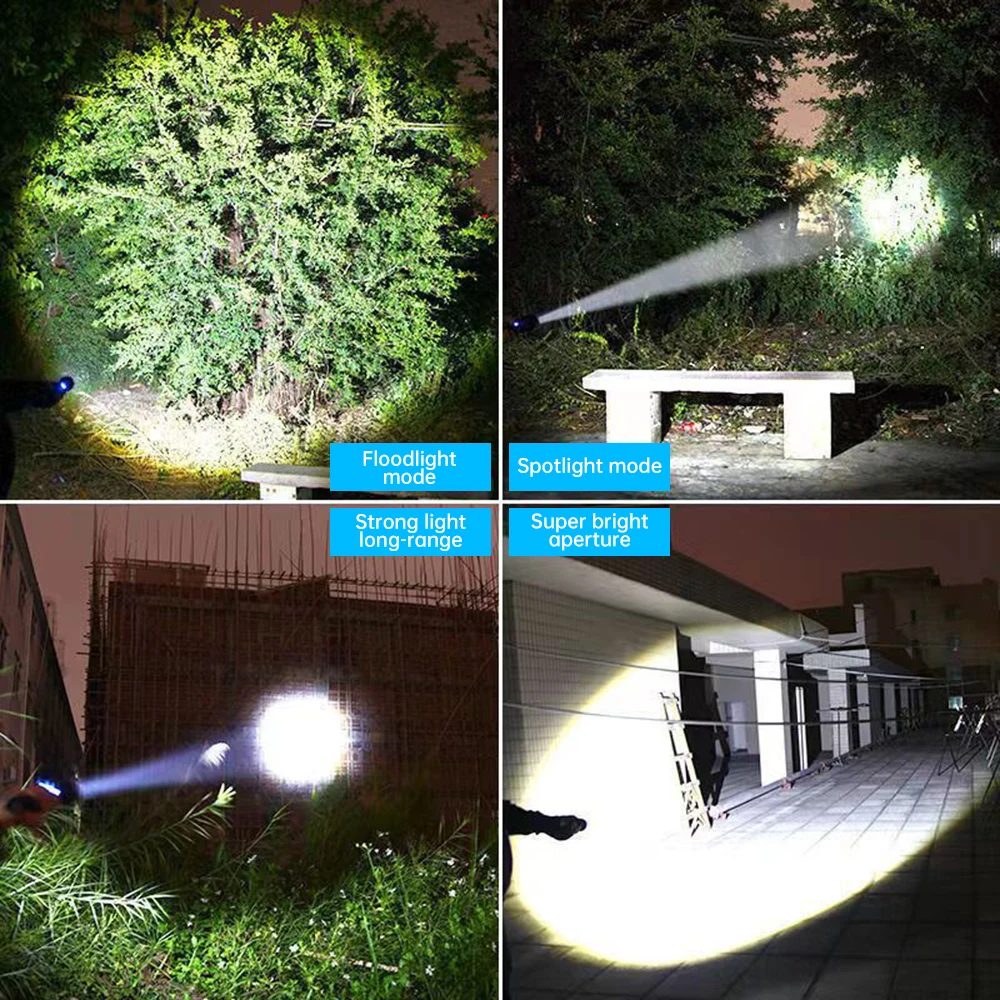 LED Work Flashlight Rechargeab - مراجعة Outdoor Adventure Jobs وسعره