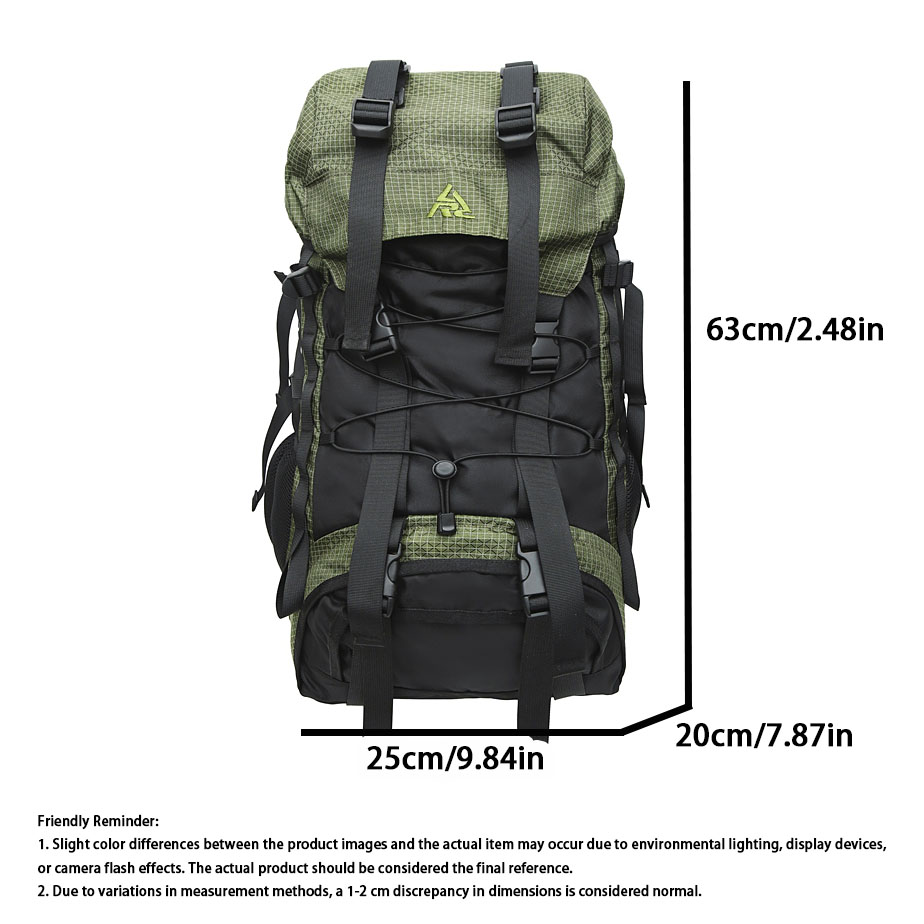 55L Outdoor Mountaineering Bac - مراجعة Outdoor Adventure With No Backpack وسعره