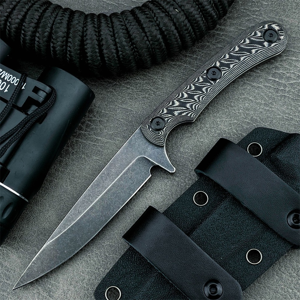 EDC Outdoor Straight Knife 7Cr - مراجعة Outdoor Adventure With No Backpack وسعره