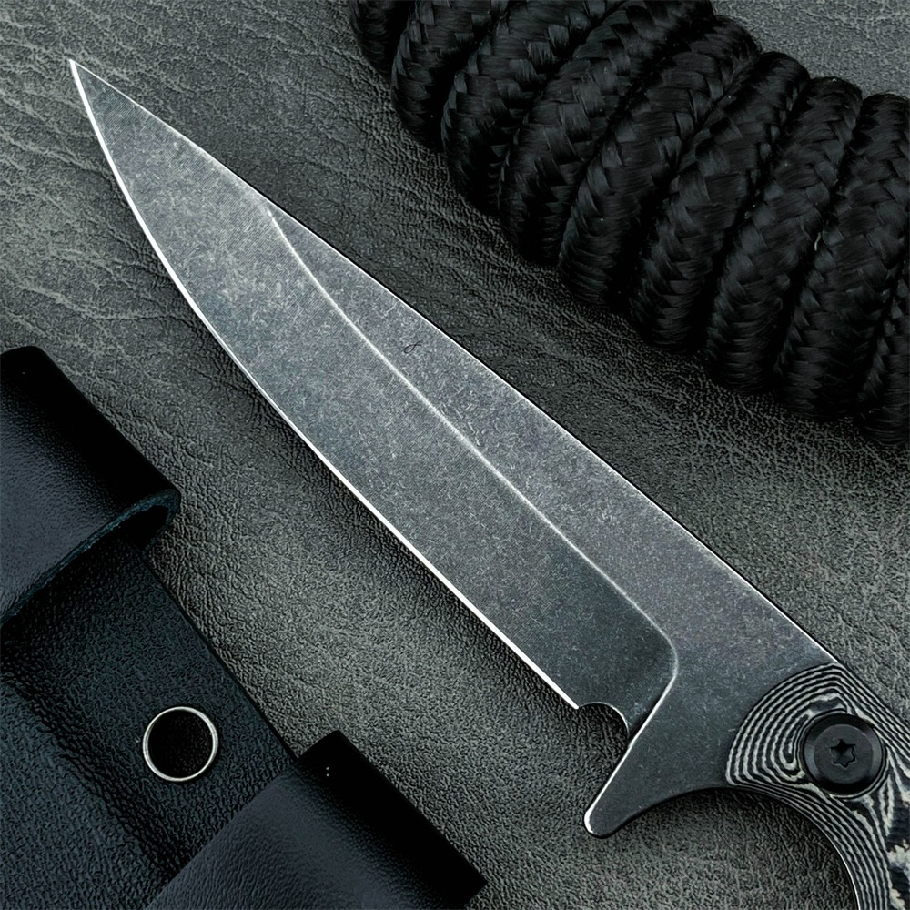 EDC Outdoor Straight Knife 7Cr - مراجعة Outdoor Adventure With No Backpack وسعره