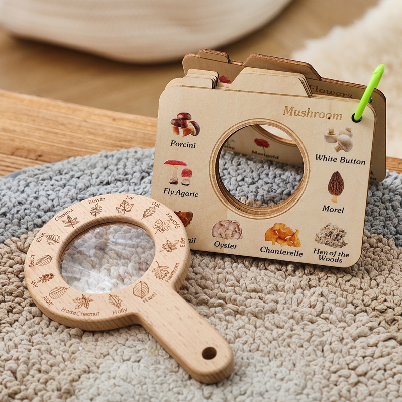 Wooden Magnifying Glass Outdoo - مراجعة Outdoor Adventure Educator وسعره