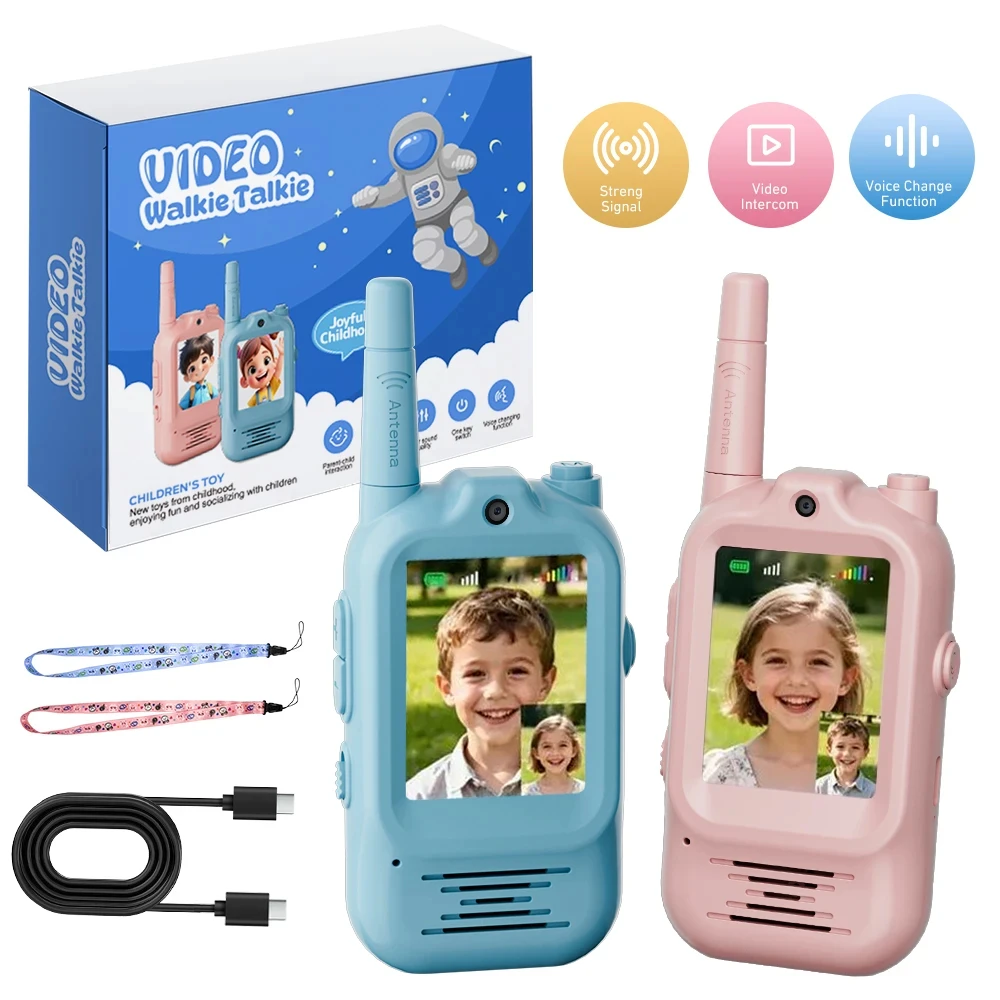 2pcs Kids Video Walkie Talkie  - مراجعة Outdoor Adventure Video وسعره