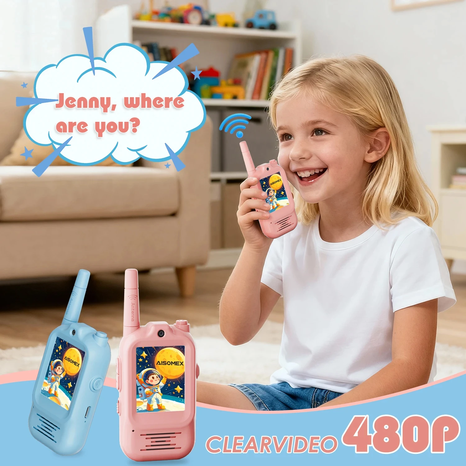 2pcs Kids Video Walkie Talkie  - مراجعة Outdoor Adventure Video وسعره