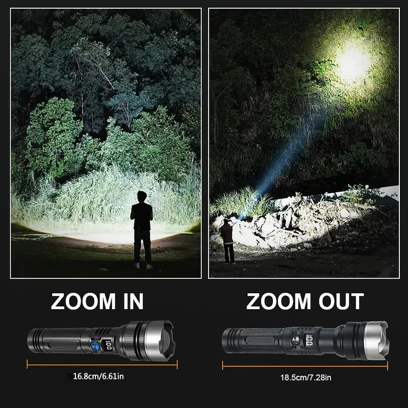 900000LM Powerful LED Flashlig - مراجعة Outdoor Adventure Travel وسعره