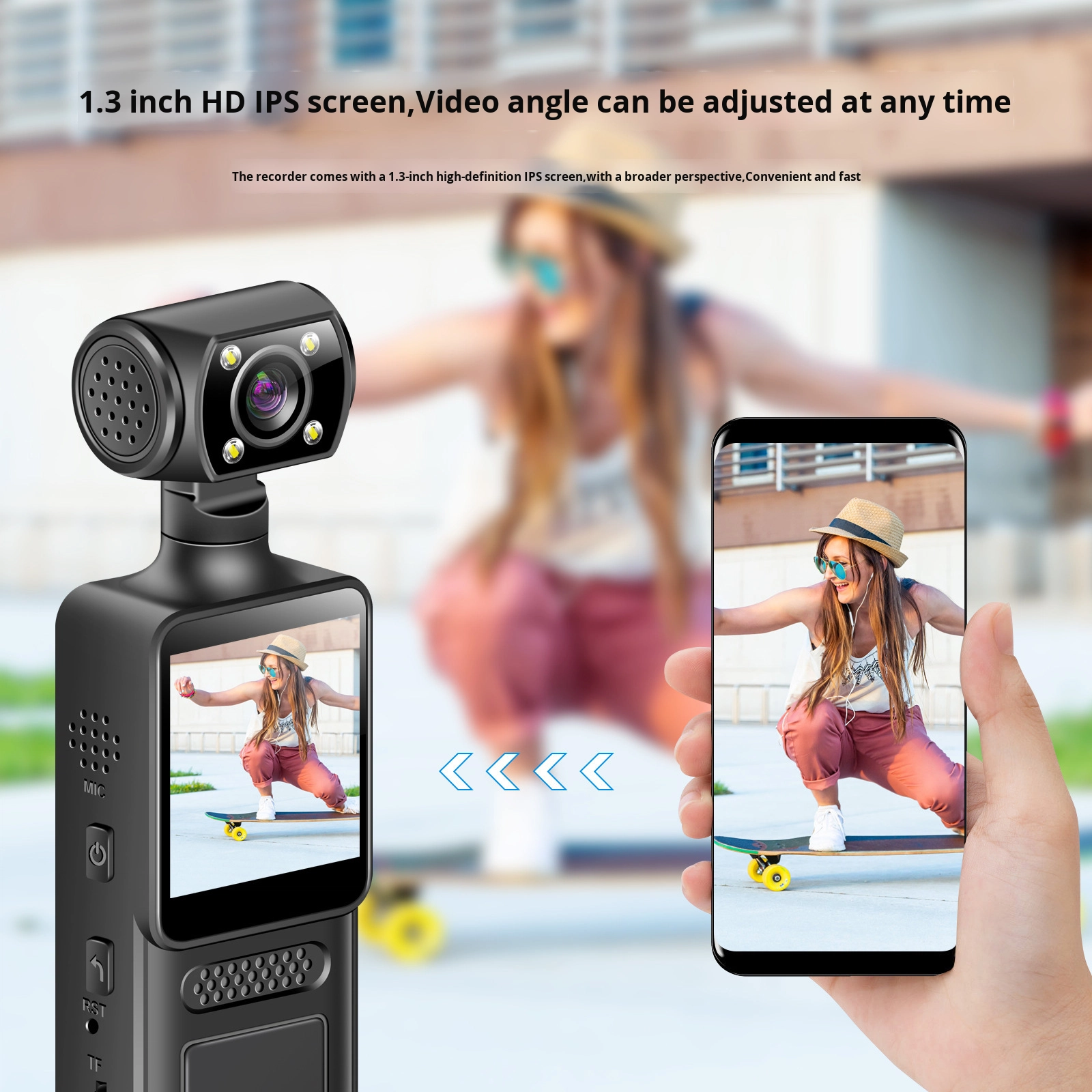 Portable HD WiFi Body-Worn Cam - مراجعة Outdoor Adventure Video وسعره