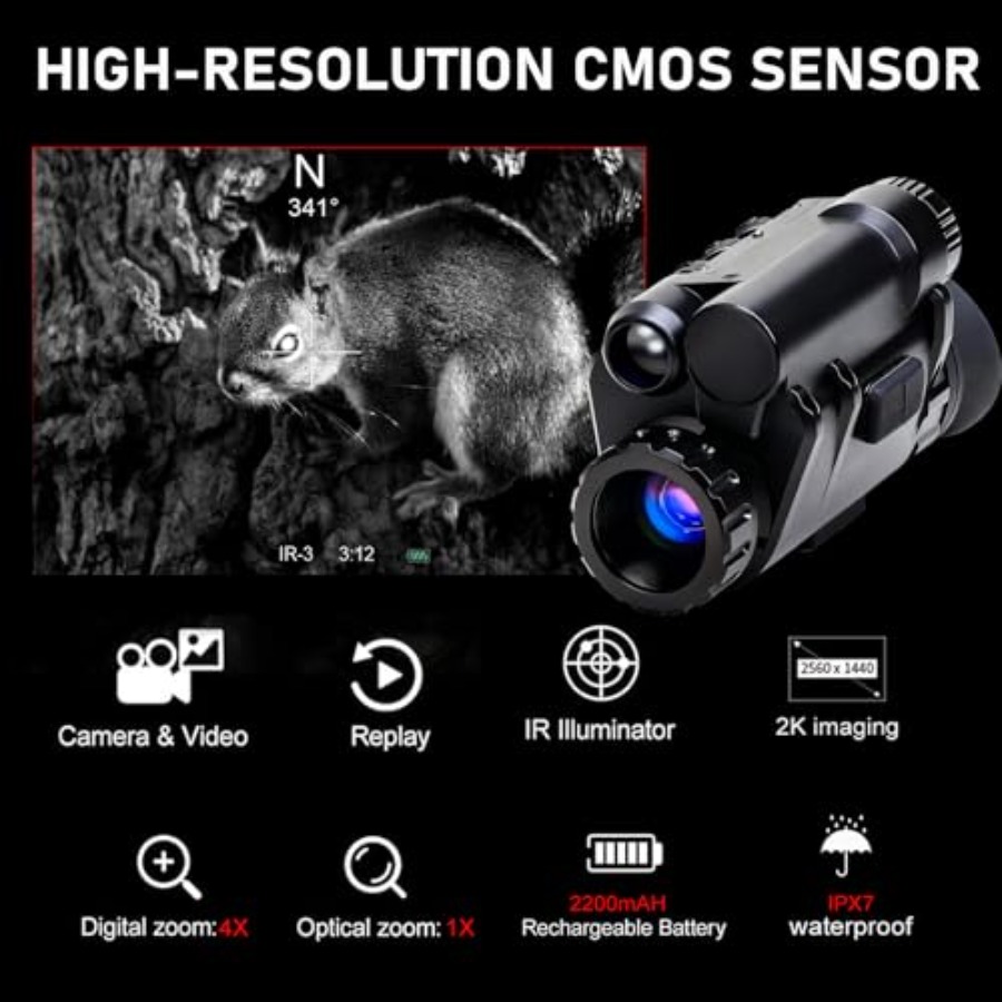 Digital 4X Zoom Night Vision M - مراجعة Outdoor Adventure Travel وسعره