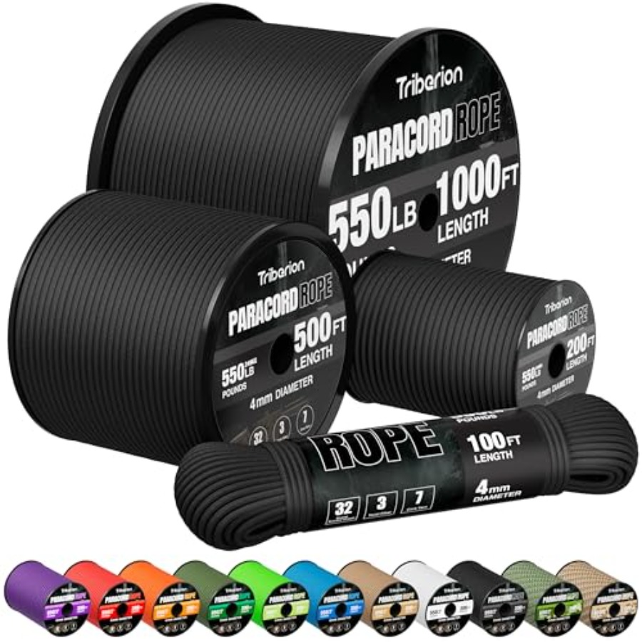 Paracord Rope 550 lb - 50 Feet - مراجعة Paracord 550 Feet وسعره