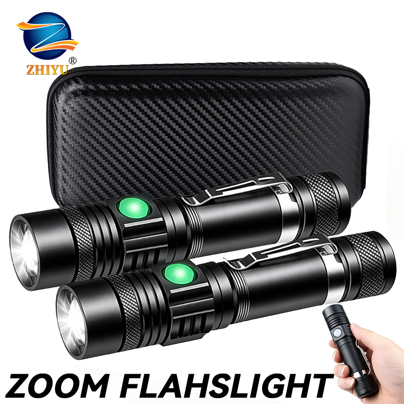 T6 LED Rechargeable Flashlight - مراجعة Outdoor Adventure Travel وسعره