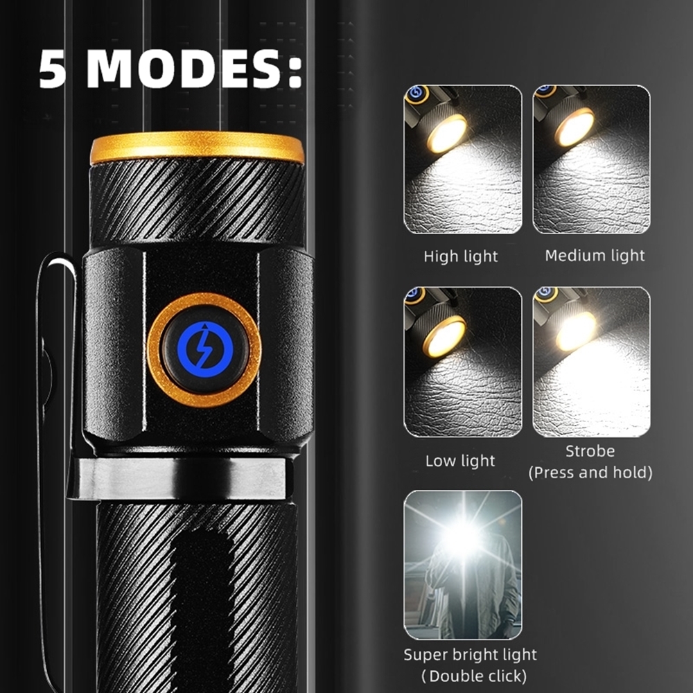 Mini Flashlight 6500K High Bri - مراجعة Outdoor Adventure With No Backpack وسعره